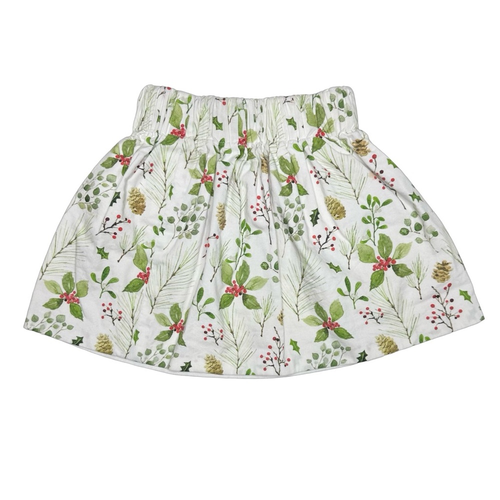 Small Shop Handmade Christmas Holly Skirt